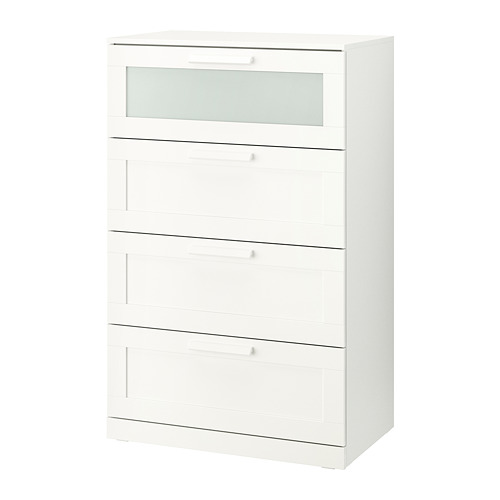 BRIMNES, chest of 4 drawers