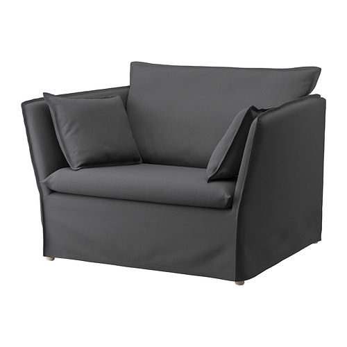 BACKSÄLEN cover for 1,5-seat armchair