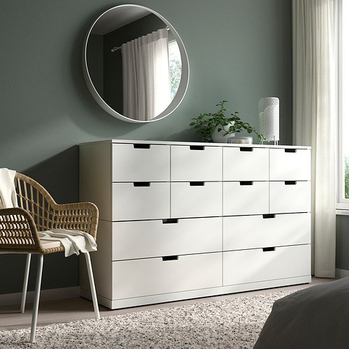 NORDLI, chest of 12 drawers