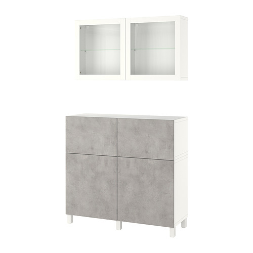 BESTÅ, storage combination w doors/drawers