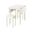 HAUGA/HAUGA table and 2 stools