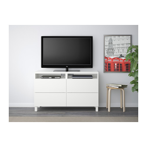 BESTÅ, TV bench with drawers