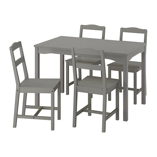 HAUGA/HAUGA, borð og fjórir stólar