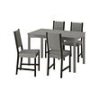 HAUGA/STEFAN table and 4 chairs