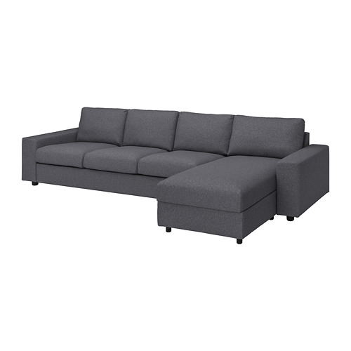 VIMLE, 4-seat sofa with chaise longue