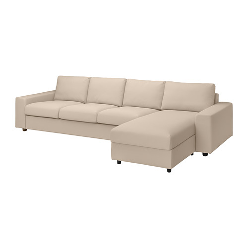 VIMLE, 4-seat sofa with chaise longue