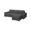With wide armrests/hallarp grey (-12.000,-)