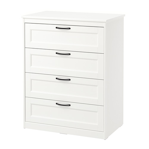 SONGESAND, chest of 4 drawers
