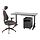 UPPSPEL/GRUPPSPEL, desk, chair and drawer unit