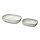 GLADELIG, oven dish, set of 2