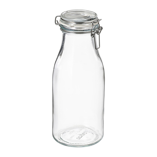 450ml Glass Mason Drinking Jars With Checked Lids And Striped