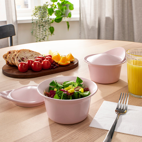 FÄRGKLAR, oven/serving dish with lid