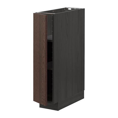 METOD base cabinet with shelves