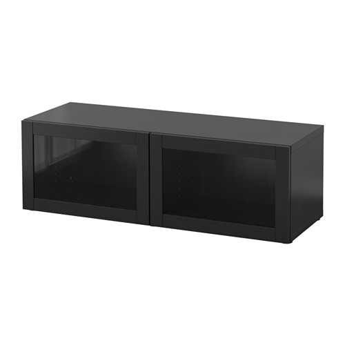 BESTÅ, shelf unit with glass doors