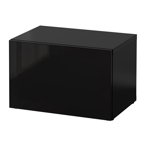 BESTÅ, hilla m/glerhurð