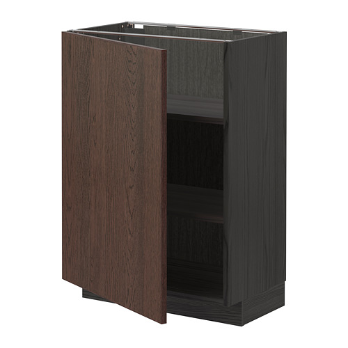 METOD base cabinet with shelves