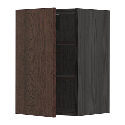 METOD wall cabinet with shelves