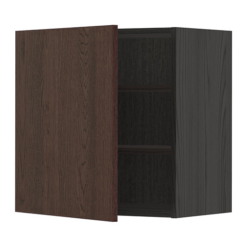 METOD wall cabinet with shelves