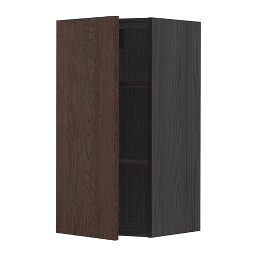 METOD wall cabinet with shelves
