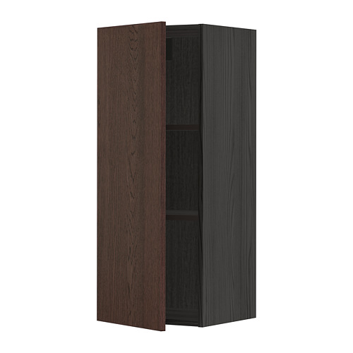 METOD wall cabinet with shelves