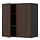 METOD, wall cabinet with shelves/2 doors