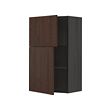 METOD wall cabinet with shelves/2 doors