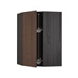 METOD corner wall cabinet with carousel