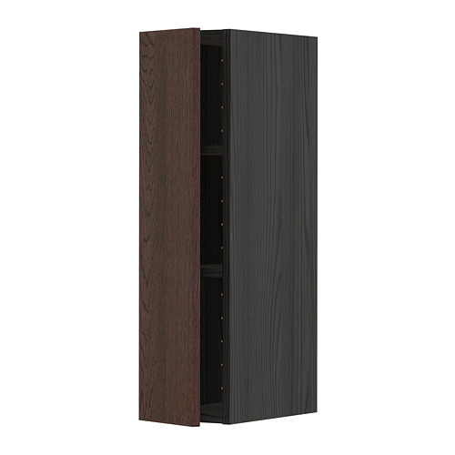 METOD, wall cabinet with shelves