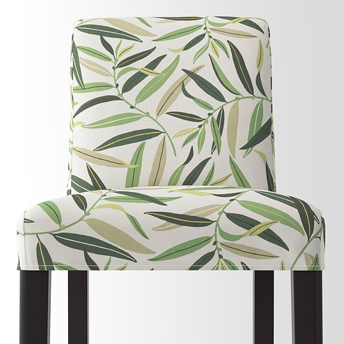 BERGMUND, bar stool with backrest