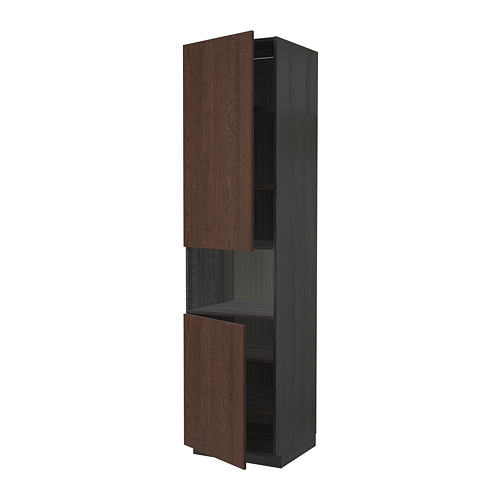 METOD high cab f micro w 2 doors/shelves