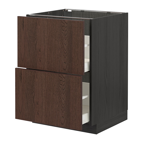 METOD/MAXIMERA base cb 2 fronts/2 high drawers