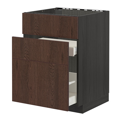 METOD/MAXIMERA base cab f sink+3 fronts/2 drawers