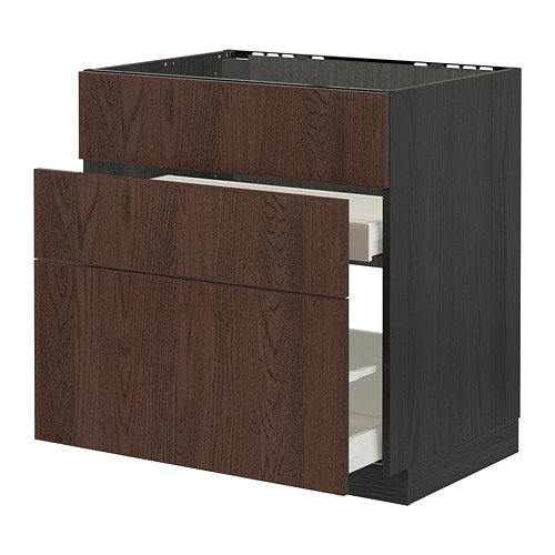 METOD/MAXIMERA base cab f sink+3 fronts/2 drawers