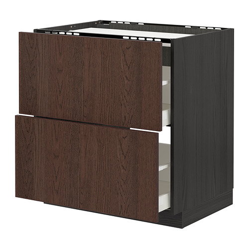 METOD/MAXIMERA, base cab f hob/2 fronts/2 drawers