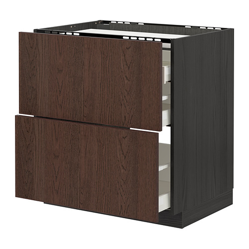 METOD/MAXIMERA base cab f hob/2 fronts/3 drawers