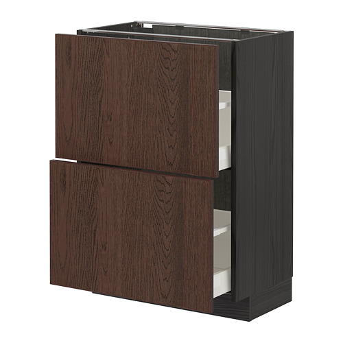 METOD/MAXIMERA base cabinet with 2 drawers