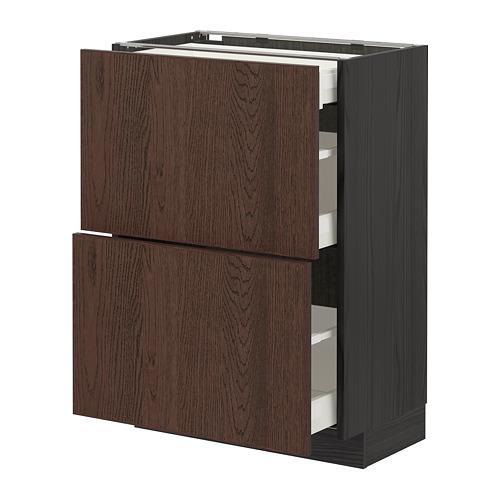 METOD/MAXIMERA base cab with 2 fronts/3 drawers