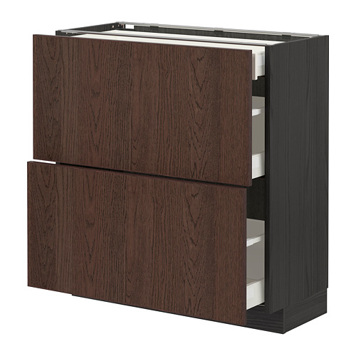 METOD/MAXIMERA base cab with 2 fronts/3 drawers