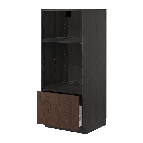 METOD/MAXIMERA high cab for oven/micro w drawer