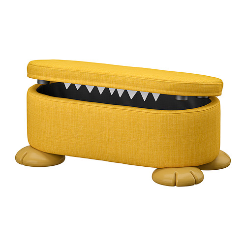 GREJSIMOJS, pouffe with storage