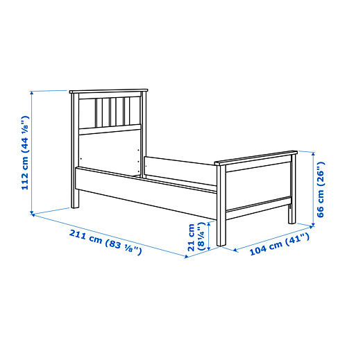HEMNES rúmgrind