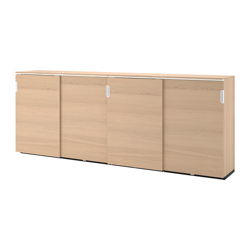 GALANT, storage combination w sliding doors