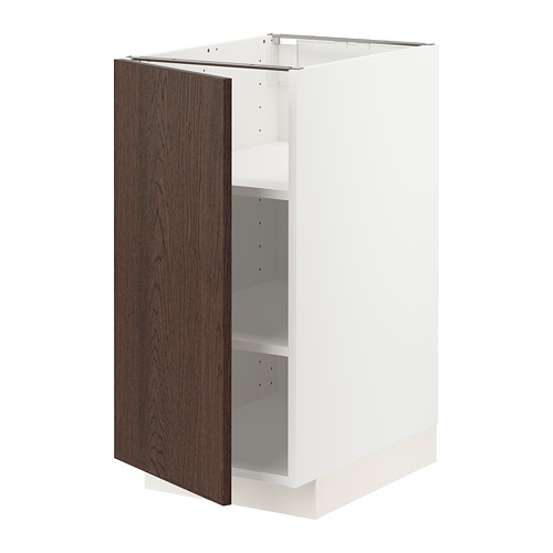 METOD base cabinet with shelves