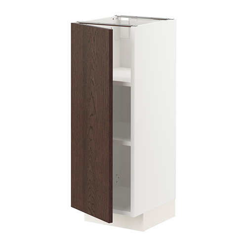 METOD base cabinet with shelves