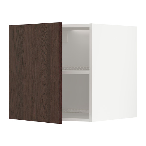 METOD, top cabinet for fridge/freezer