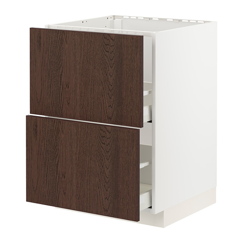 METOD/MAXIMERA base cab f sink+2 fronts/2 drawers