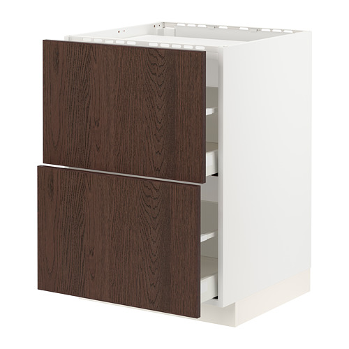 METOD/MAXIMERA, base cab f hob/2 fronts/2 drawers