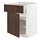 METOD/MAXIMERA, base cabinet with drawer/door