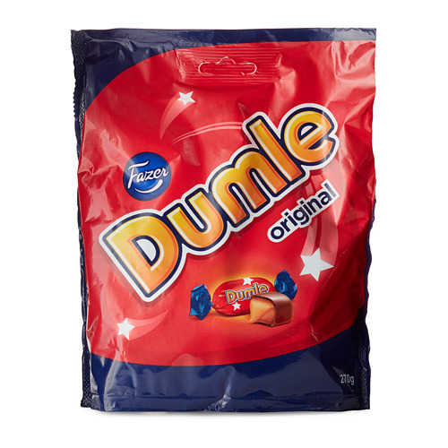 DUMLE chocolate covered toffees