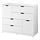 NORDLI, chest of 6 drawers